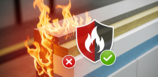 Обзор пожарная безопасность утеплителей. что нужно знать о негорючих и трудногорючих материалах